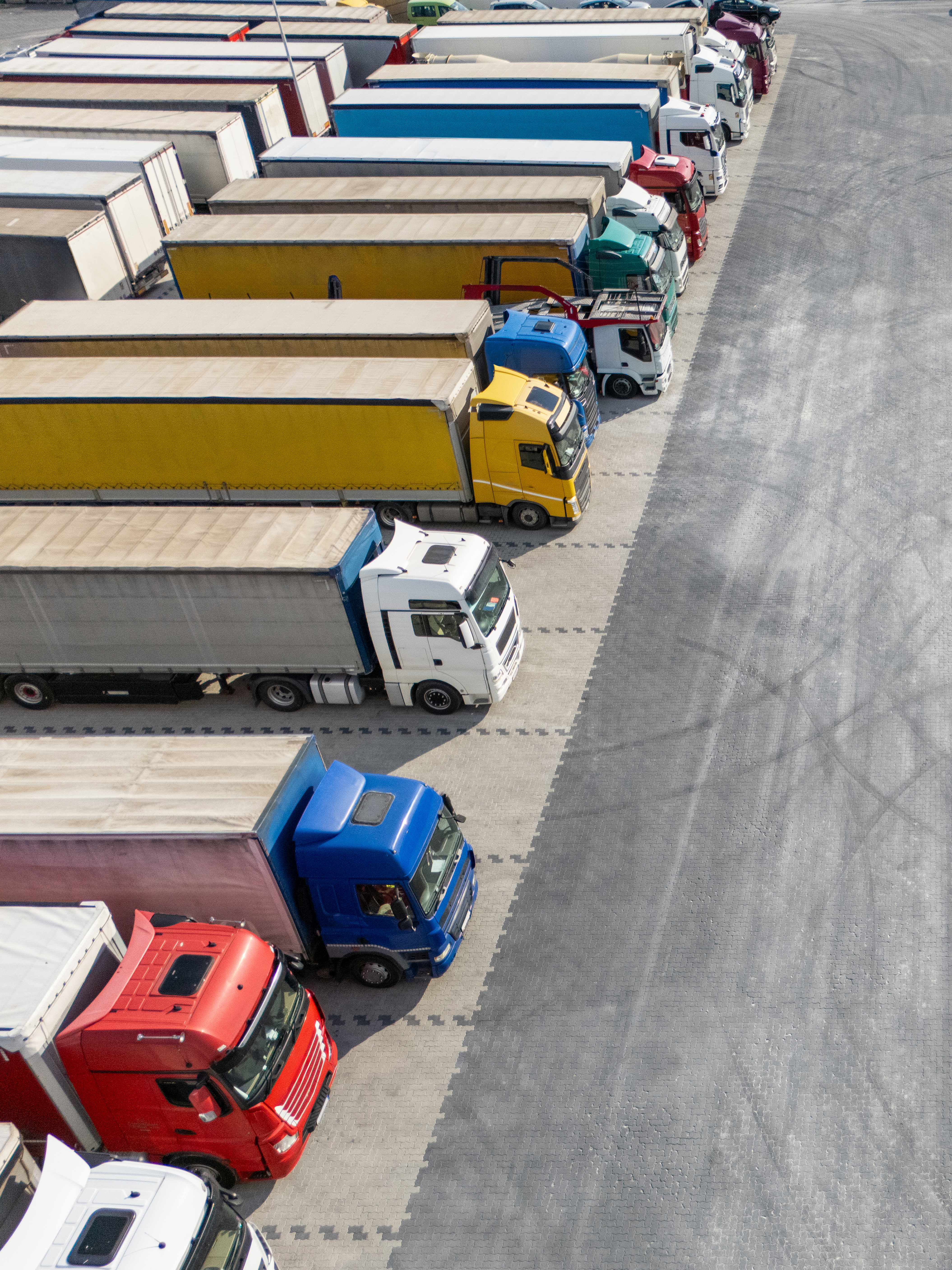 Logistics fleet management dashboard showing real-time tracking and route optimization